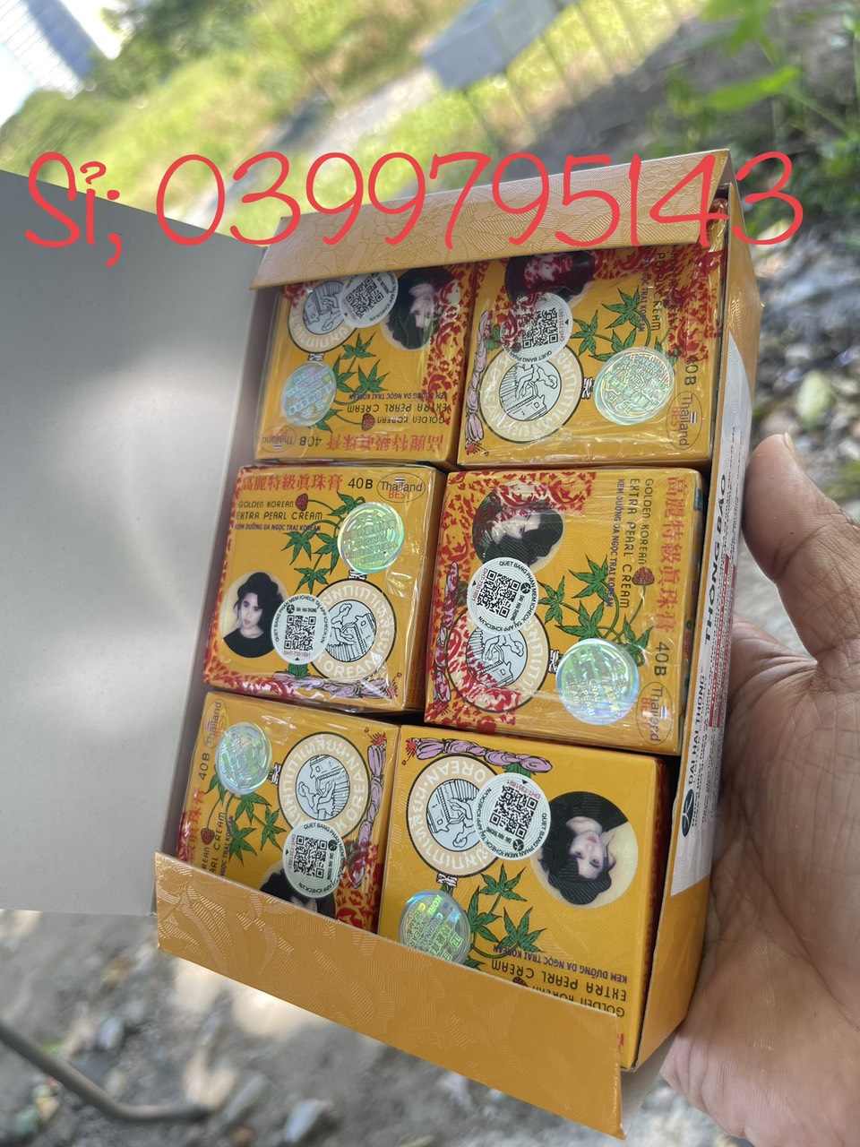 1 Lốc 12 Hộp Kem Sâm Vàng Thái Lan