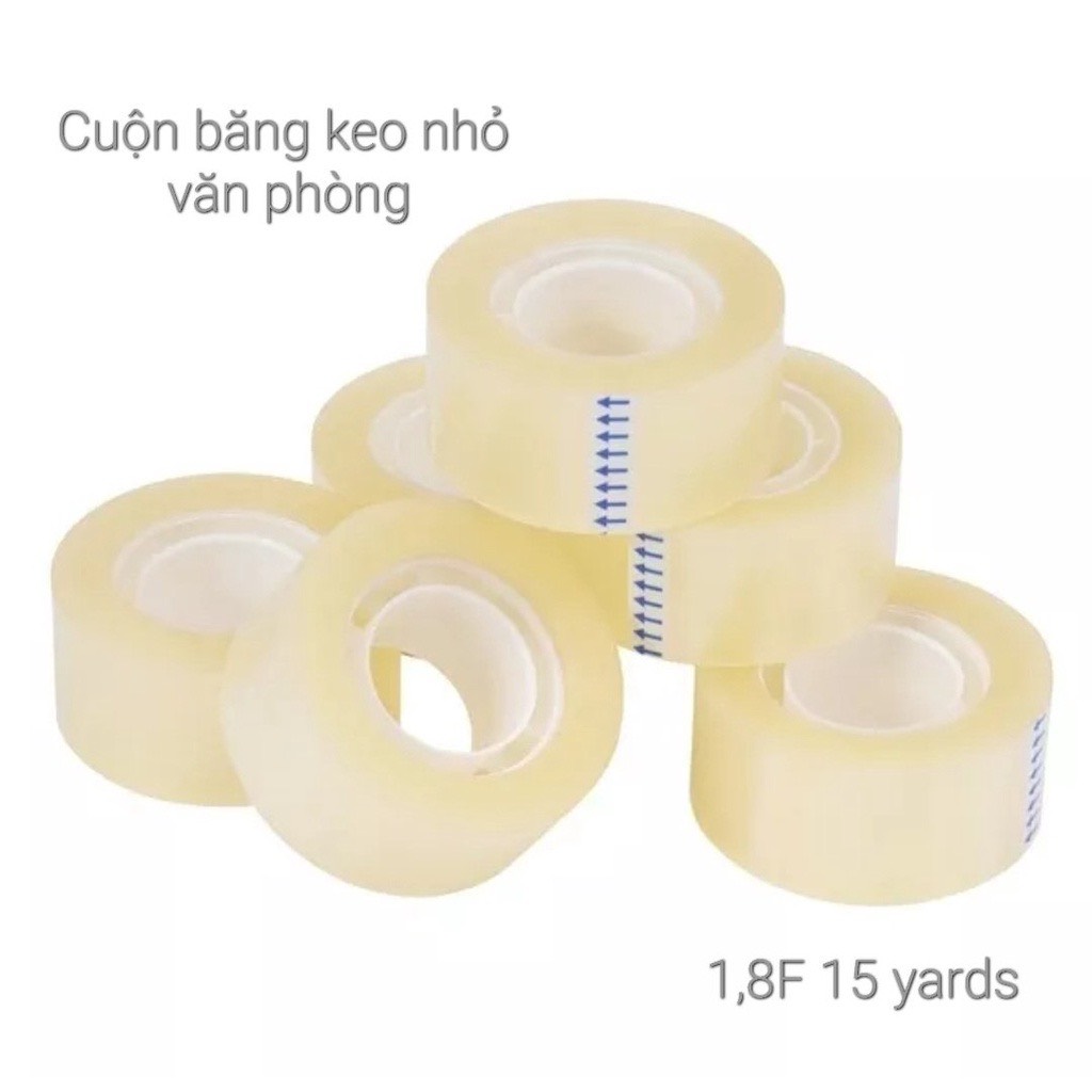 [BK08] Cuộn băng keo nhỏ văn phòng - bán lẻ 1 cuộn