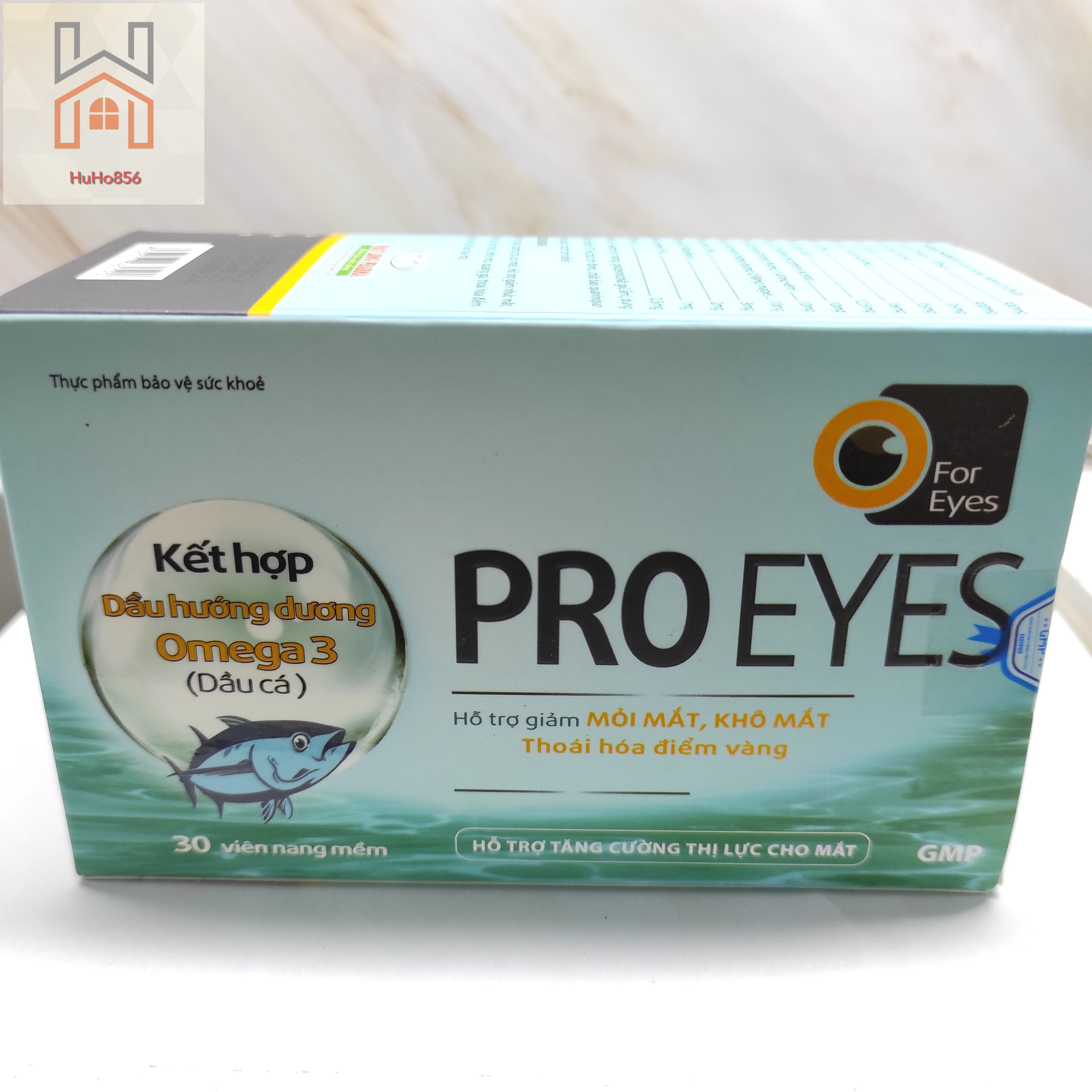 Viên uống bổ mắt pro eyes - giảm mỏi mắt, khô mắt - lọ 30 viên