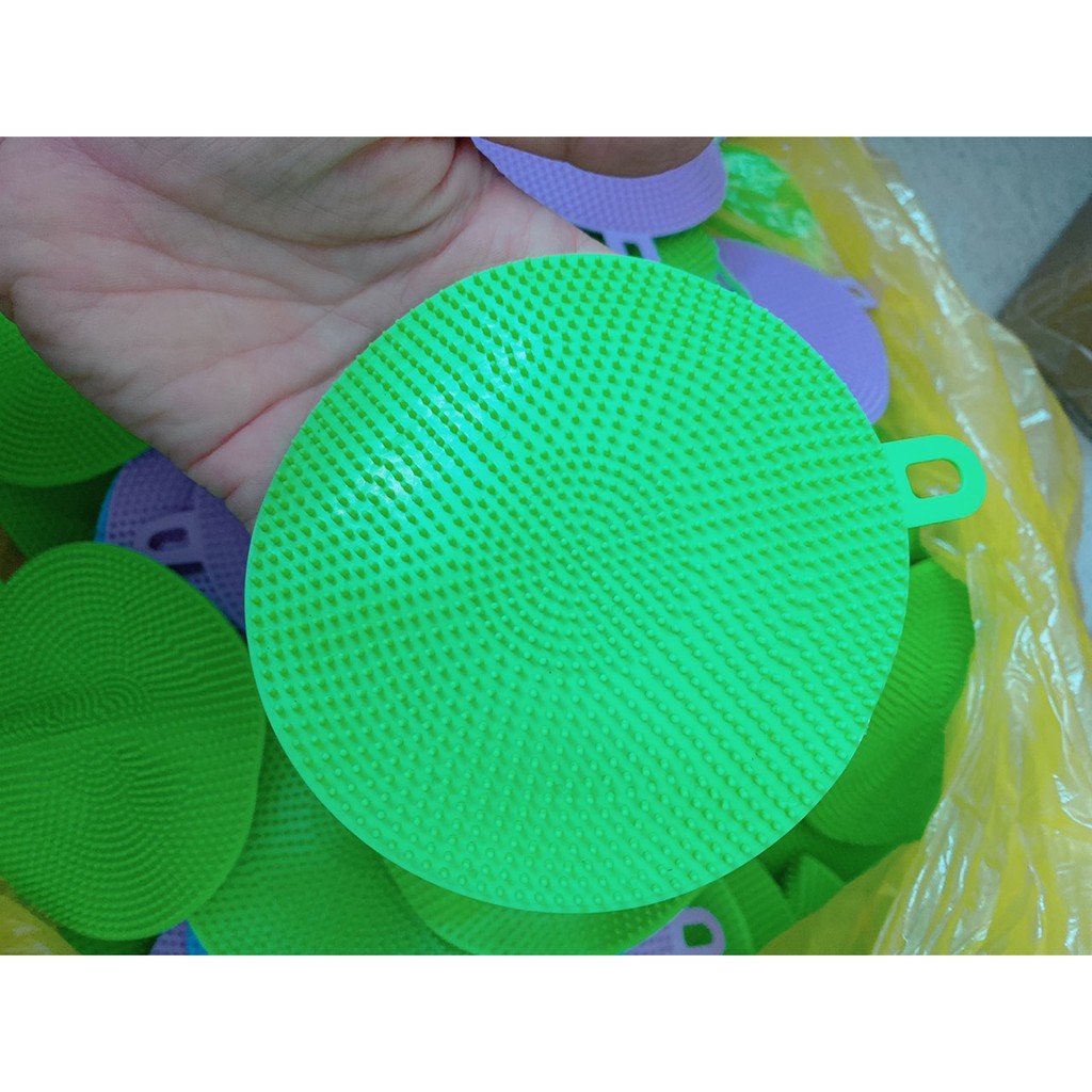 Miếng rửa chén - miếng rửa bát silicon đa năng (  combo 2 miếng)