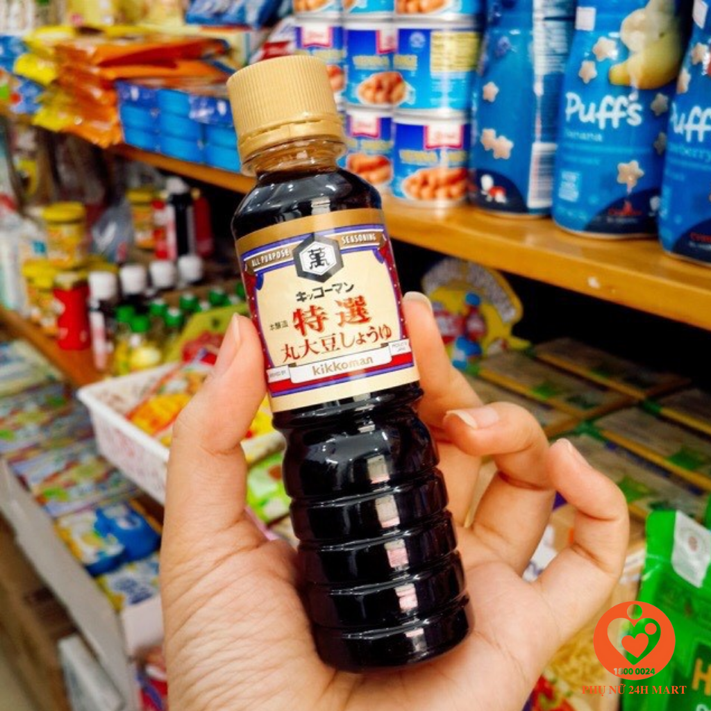 Nước tương Kikkoman Nhật 100ml [HSD T10/2024]