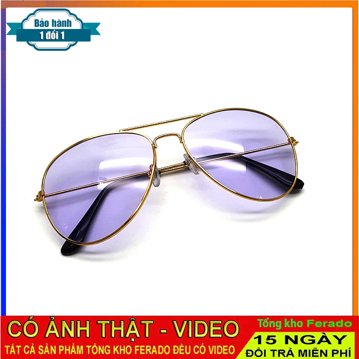 Kính mắt nam nữ tráng gương 7 màu
