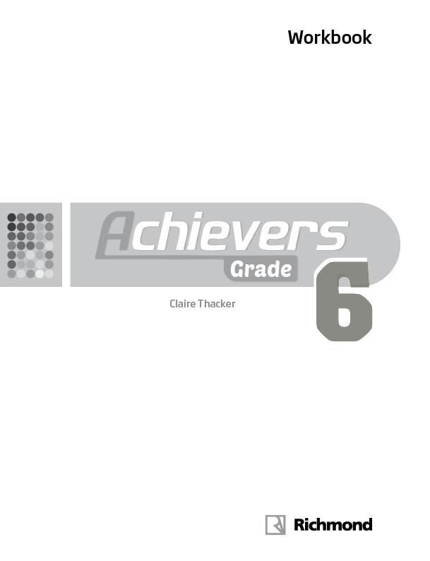 Sách - dtpbooks - Achievers Grade 6 Workbook