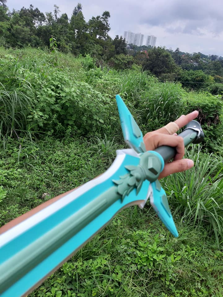 [1m] Mô hình kiếm Kirito Foam Dark Repulser - Sword art Online -SAO [tặng đế] - Baystore