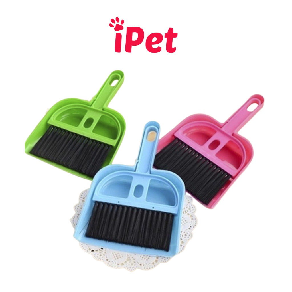 [HCM]Đồ Dọn Bụi Cát Phân Vệ Sinh Cho Chó Mèo- iPet Shop