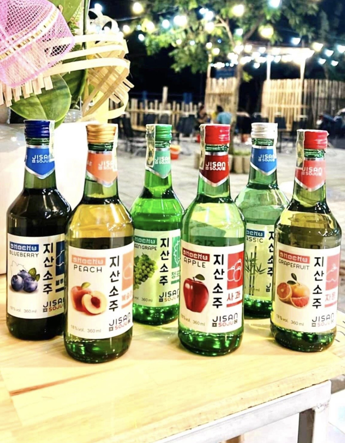 Jisan Soju Hàn Quốc Vị Trái Cây - 360ml