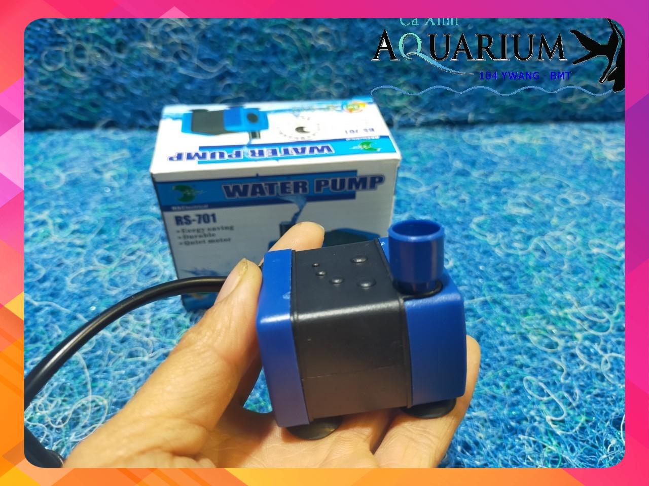[Giá hủy diệt] [Ảnh thật] Máy bơm bể cá mini RS 701, 3W, Qin Shop 24/7