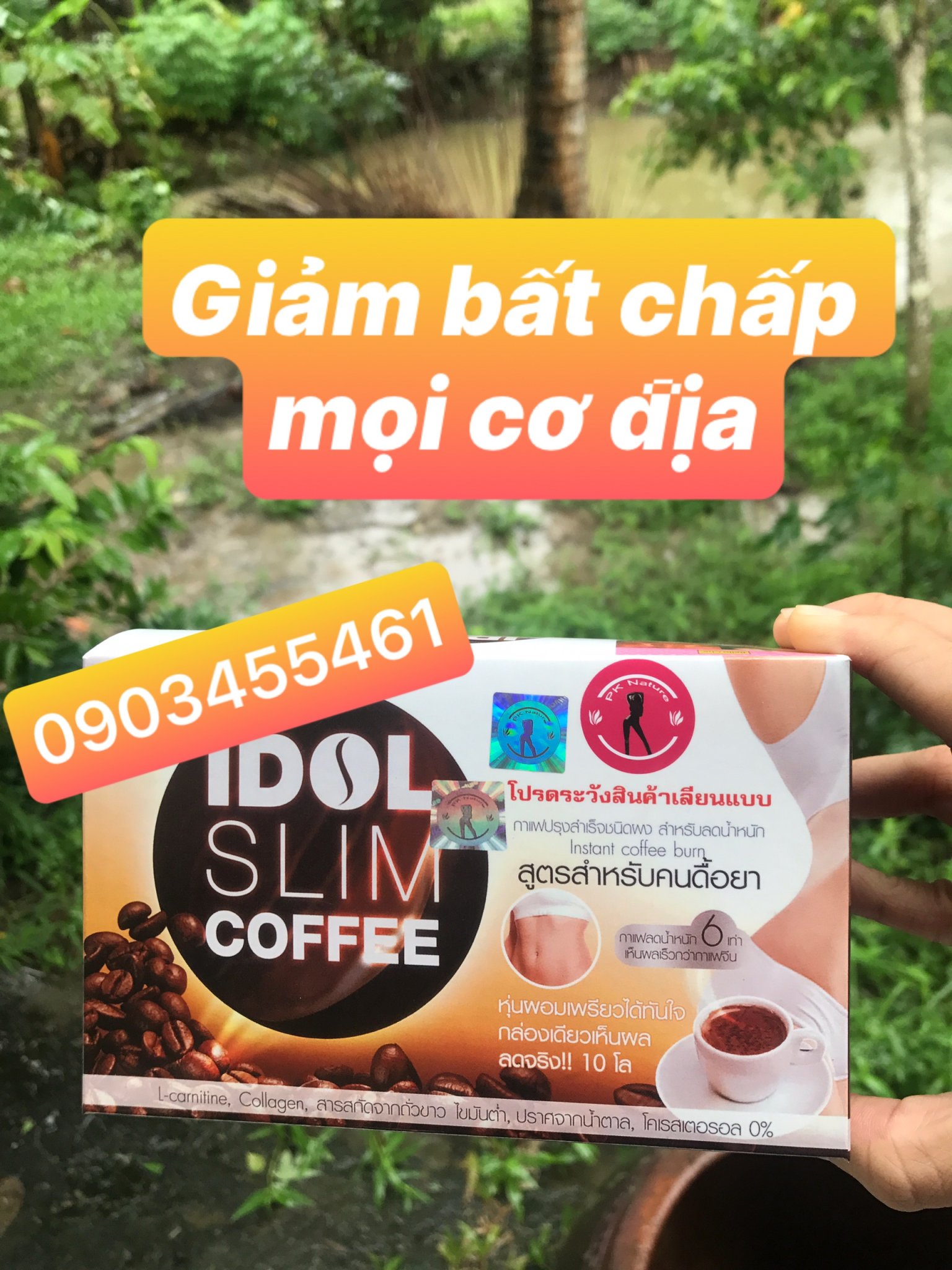 Cà phê Thái LAn idol Slim thách thức mỡ thừa