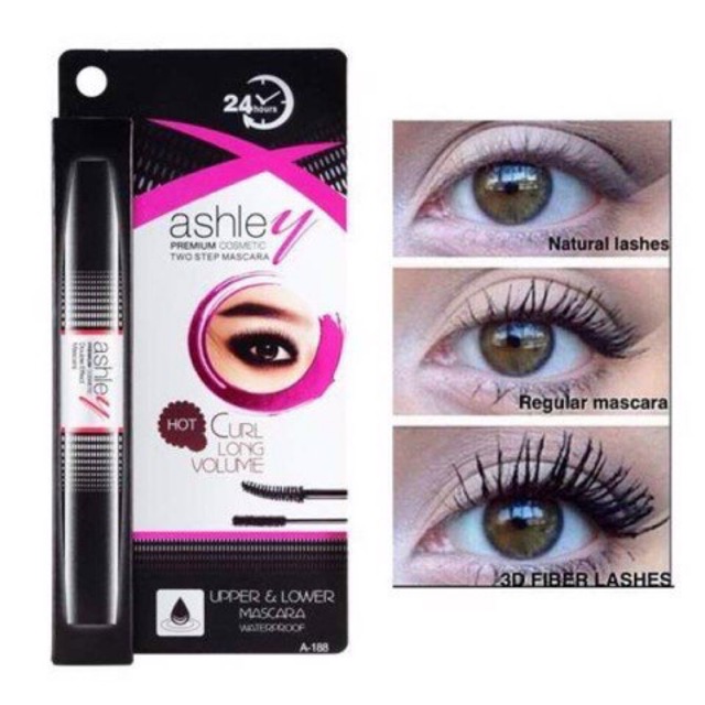 Mascara 2 Đầu Ashley Curl Long Volume Upper and Lower A188