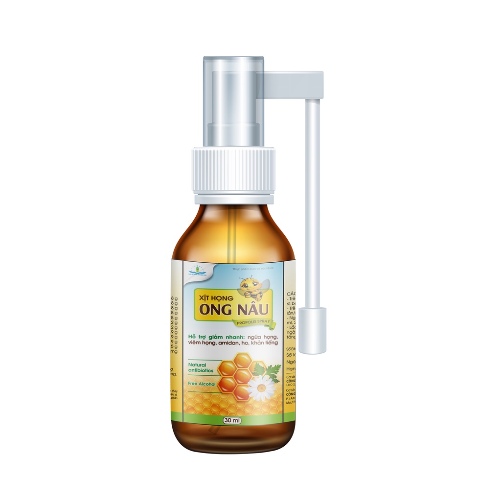Xit họng ONG NÂU (Chai 30ml)