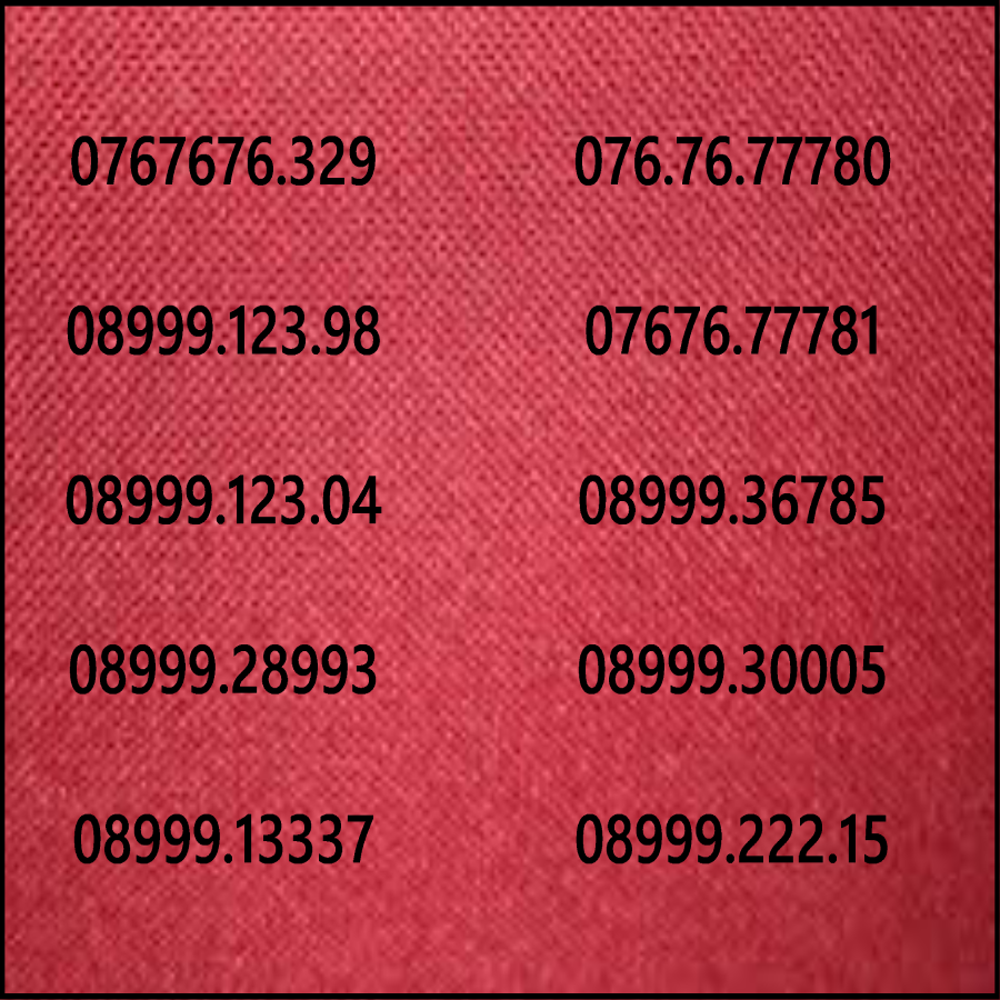Sim đẹp Mobi 4G