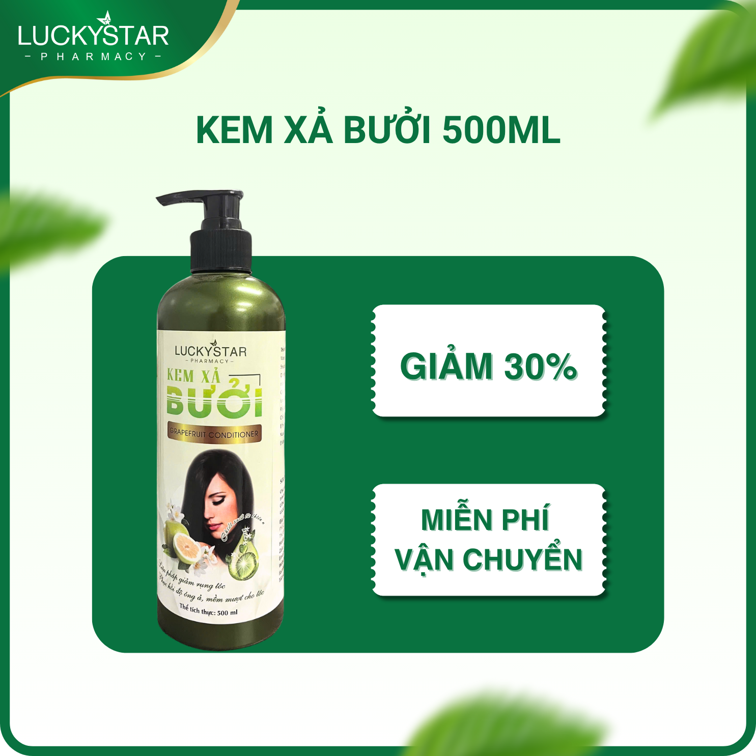 Kem Xả Bưởi Lucky Star