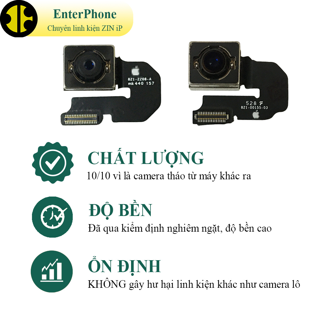 Camera sau iP 6 Plus ZIN BÓC MÁY