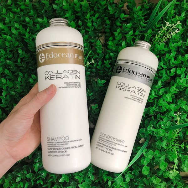 Edocean Collagen Keratin Super Smooth Anti-breakage Shampoo 1000ml