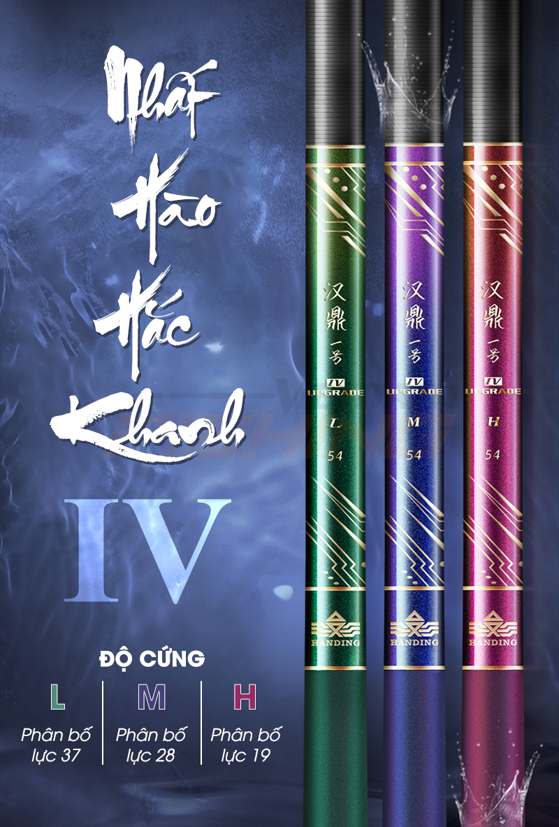 Cần Câu Tay Handing Nhất Hào Hắc Khanh TH4