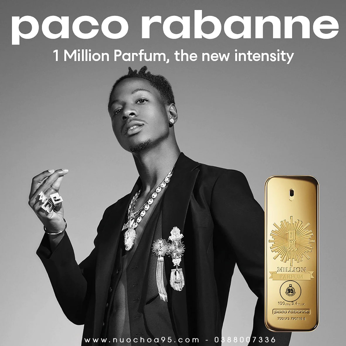 [Hàng chính hãng]Nước hoa nam 1 Million Parfum 100ML