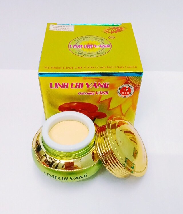 [HCM]Kem Sạch Mụn Thâm Trắng Da Mờ Sẹo Linh Chi Vàng 25g
