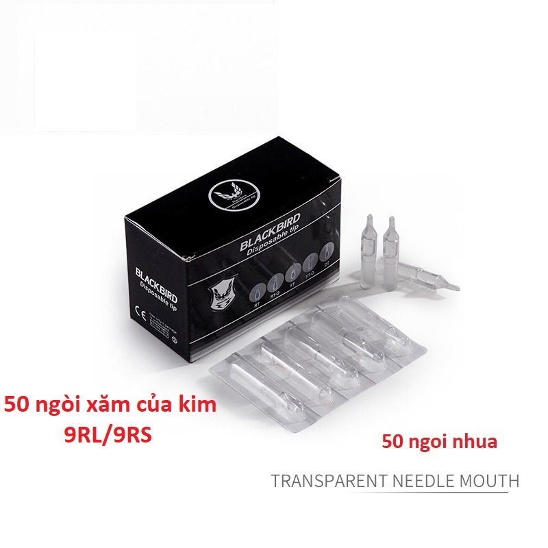 50 ngòi xăm kim 9rl/9rs ngòi kín blackbrid