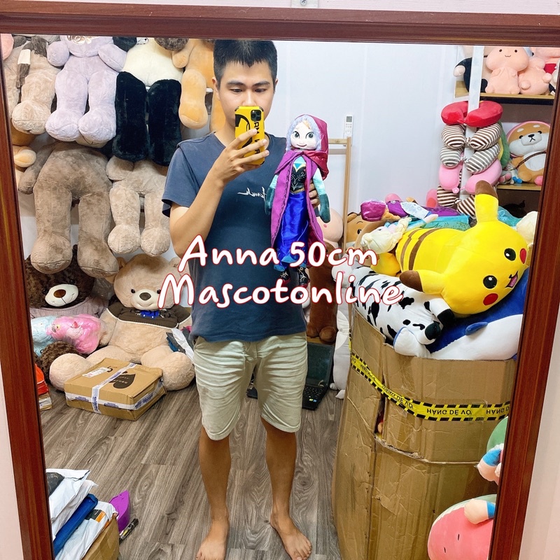 Búp bê elsa và anna thú nhồi bông elsa và anna gấu bông elsa anna