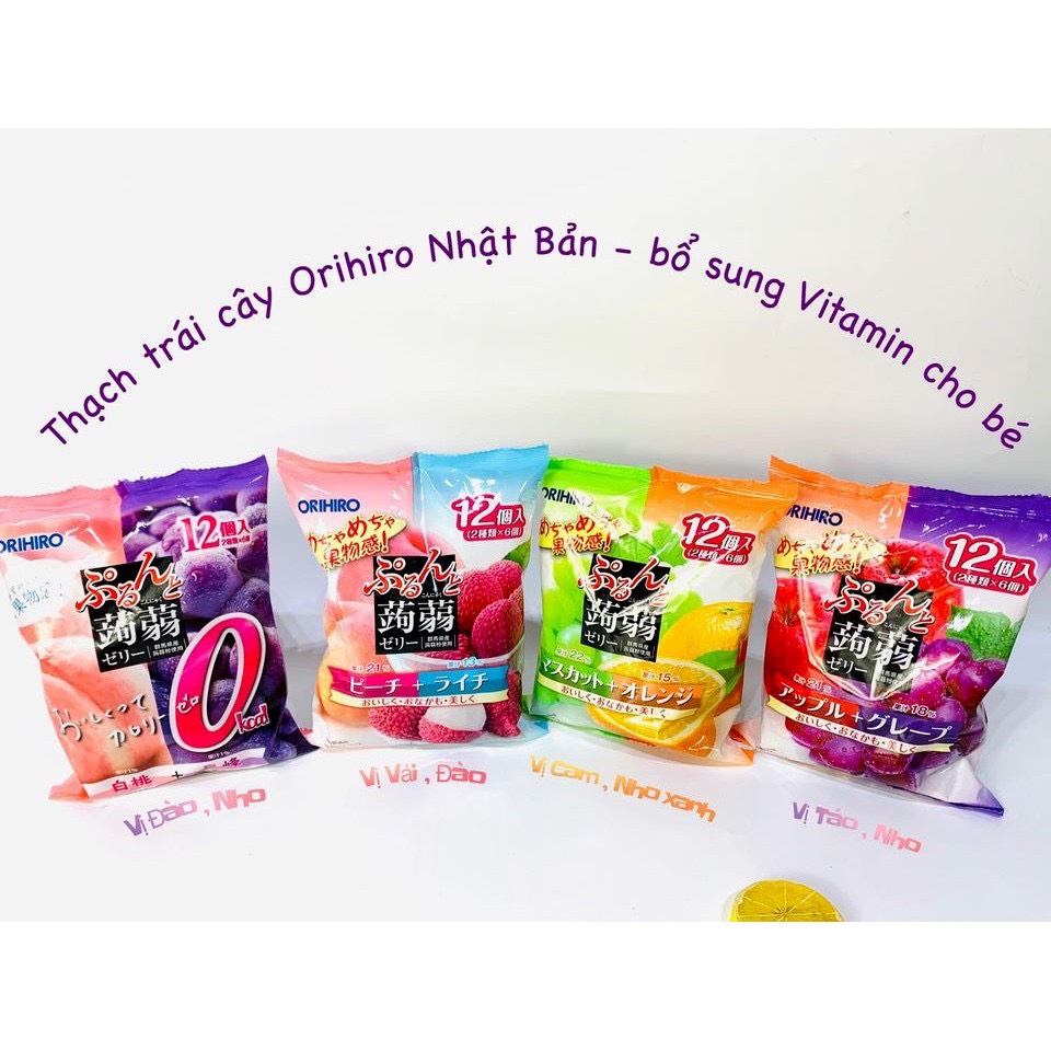 Thạch Trái Cây Ăn Liền Orihiro - NHẬT BẢN