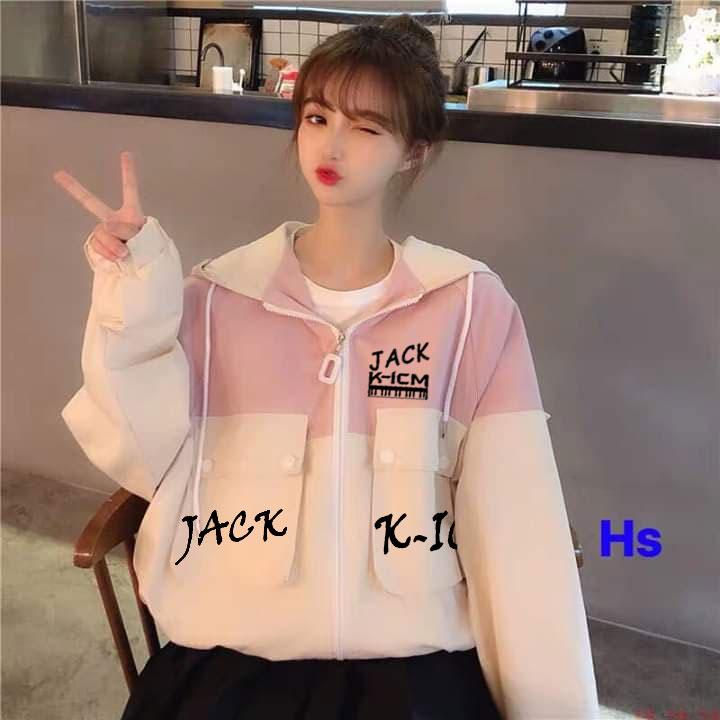 Áo khoác dù JACK K-ICM áo khoác kaki JACK & KICM tai thỏ in theo yêu cầu