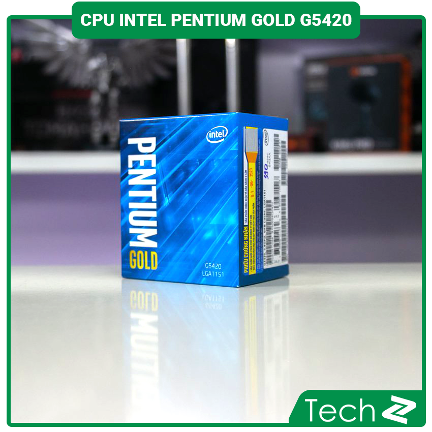 CPU Intel Pentium Gold G5420 (3.8GHz, 2 nhân 4 luồng, 4MB Cache, 54W) - Socket Intel LGA 1151)