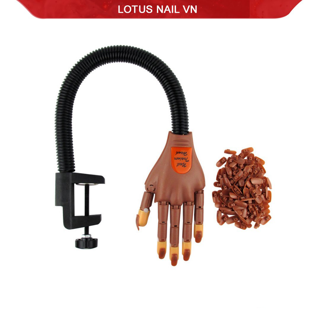 Bàn chân giả làm mẫu nail bằng silicon