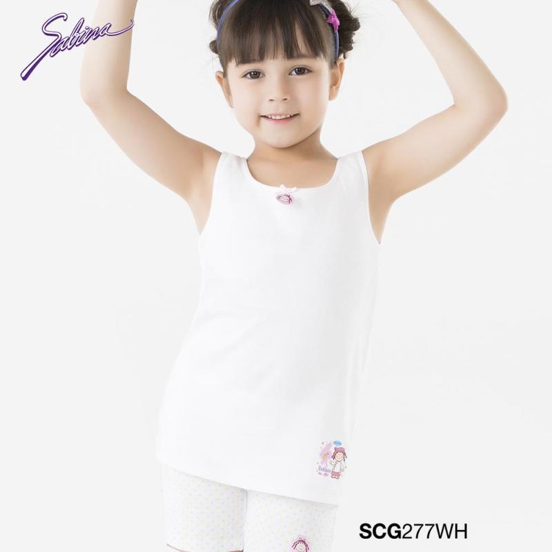 Nơi bán Áo Lót Bé Gái Dạng Áo Dài Màu Trắng Dành Cho Trẻ Từ 6-12 tuổi By Sabina - SCG277WH
