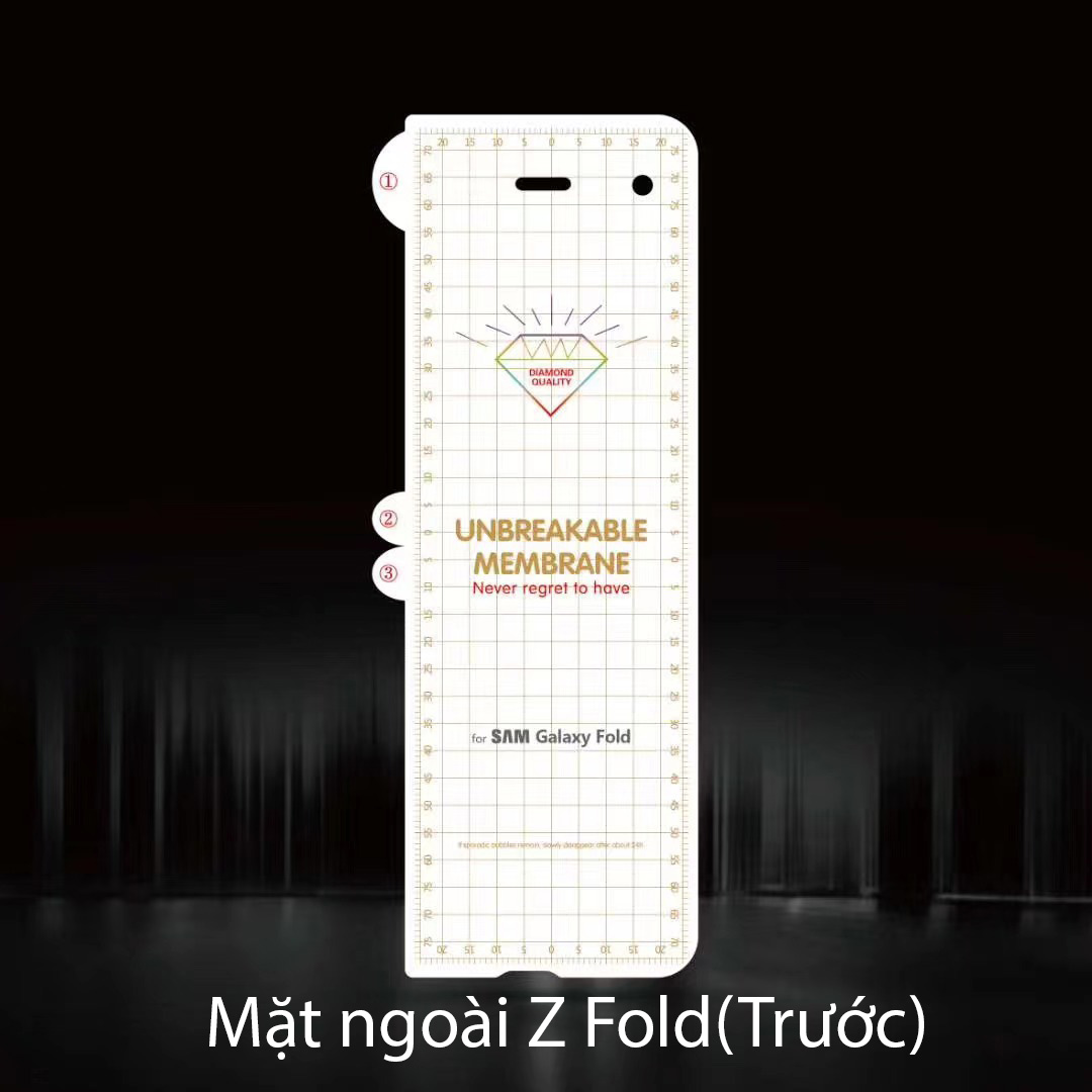 Miếng dán PPF Samsung Z Fold 2 / Z Fold 3 / Z Fold 4 dán trong suốt