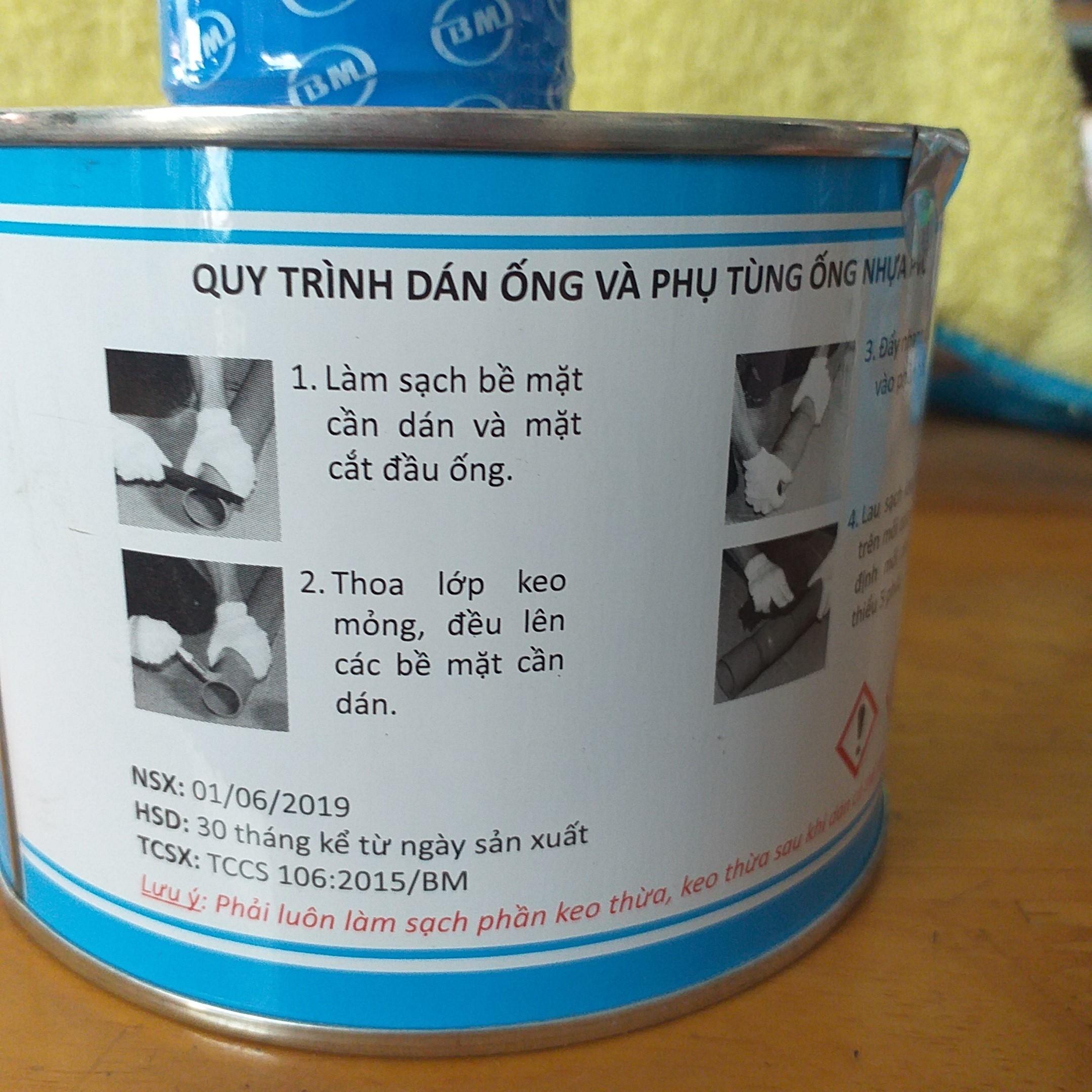 Keo dán ống nhưa Bình Minh
