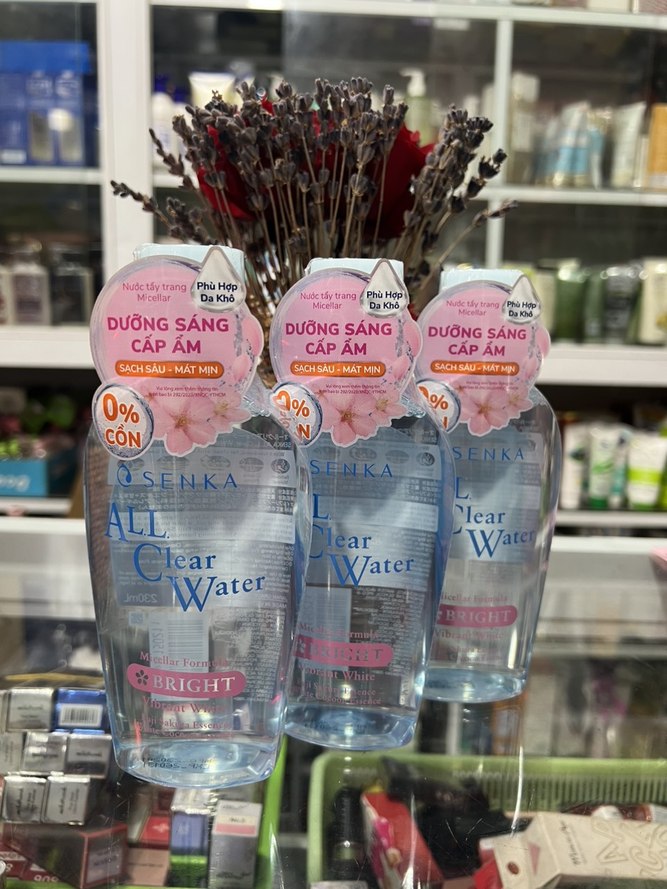 Nước Tẩy Trang Senka A.L.L. Clear Water Micellar Formula White 230ml
