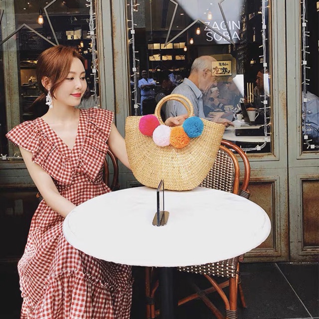[HCM]Maxi caro đỏ phối bèo