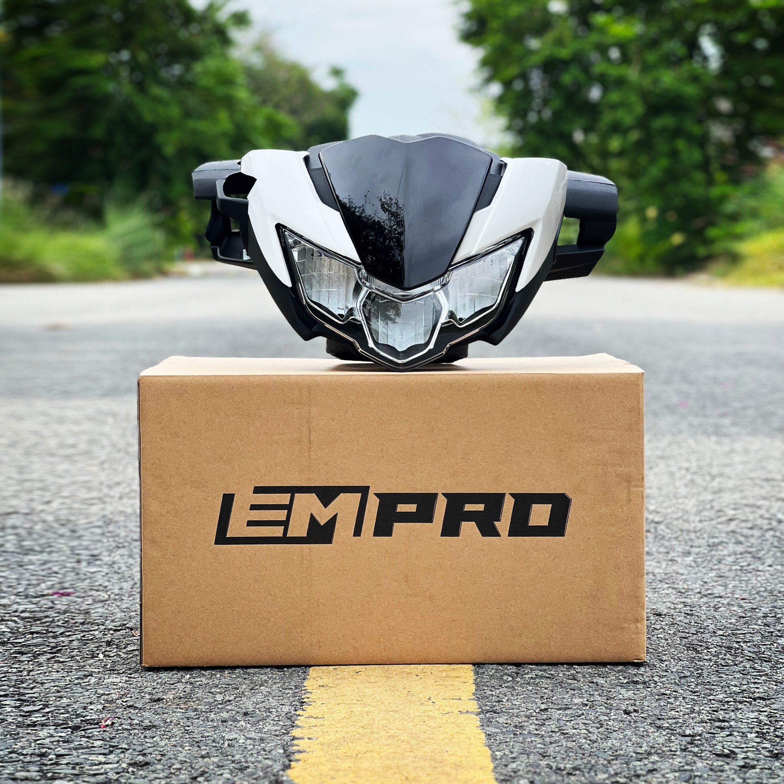 Đầu đèn ex 150 2019 lắp cho exciter 150 (2015-2018) hàng Empro