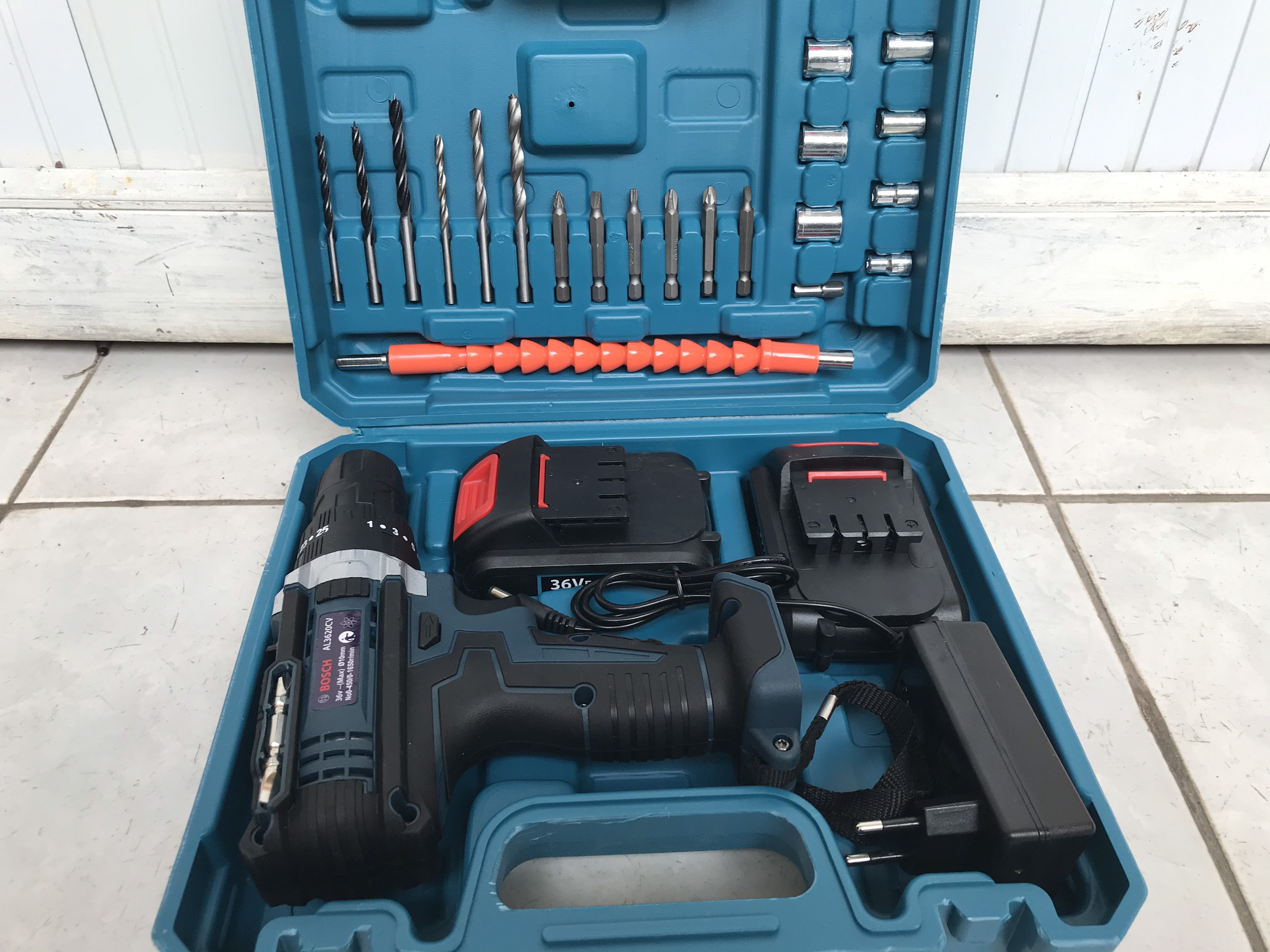 Máy khoan pin 36v 2pin kèm phụ kiện