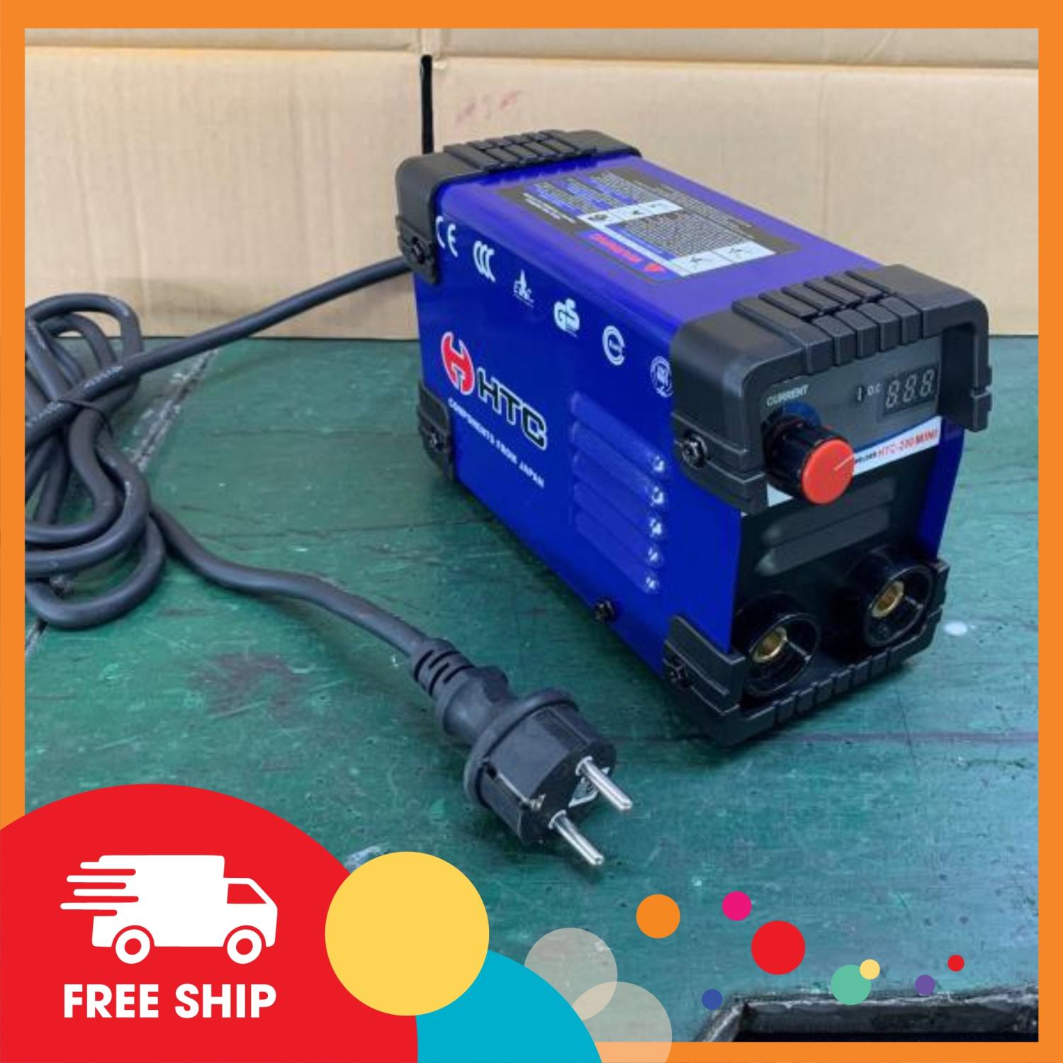 Máy hàn điện tử 200A mini,INVERTER IGBT HTC200 Mini