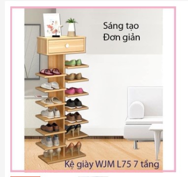 KỆ GIÀY GỖ 14 TẦNG ĐA NĂNG