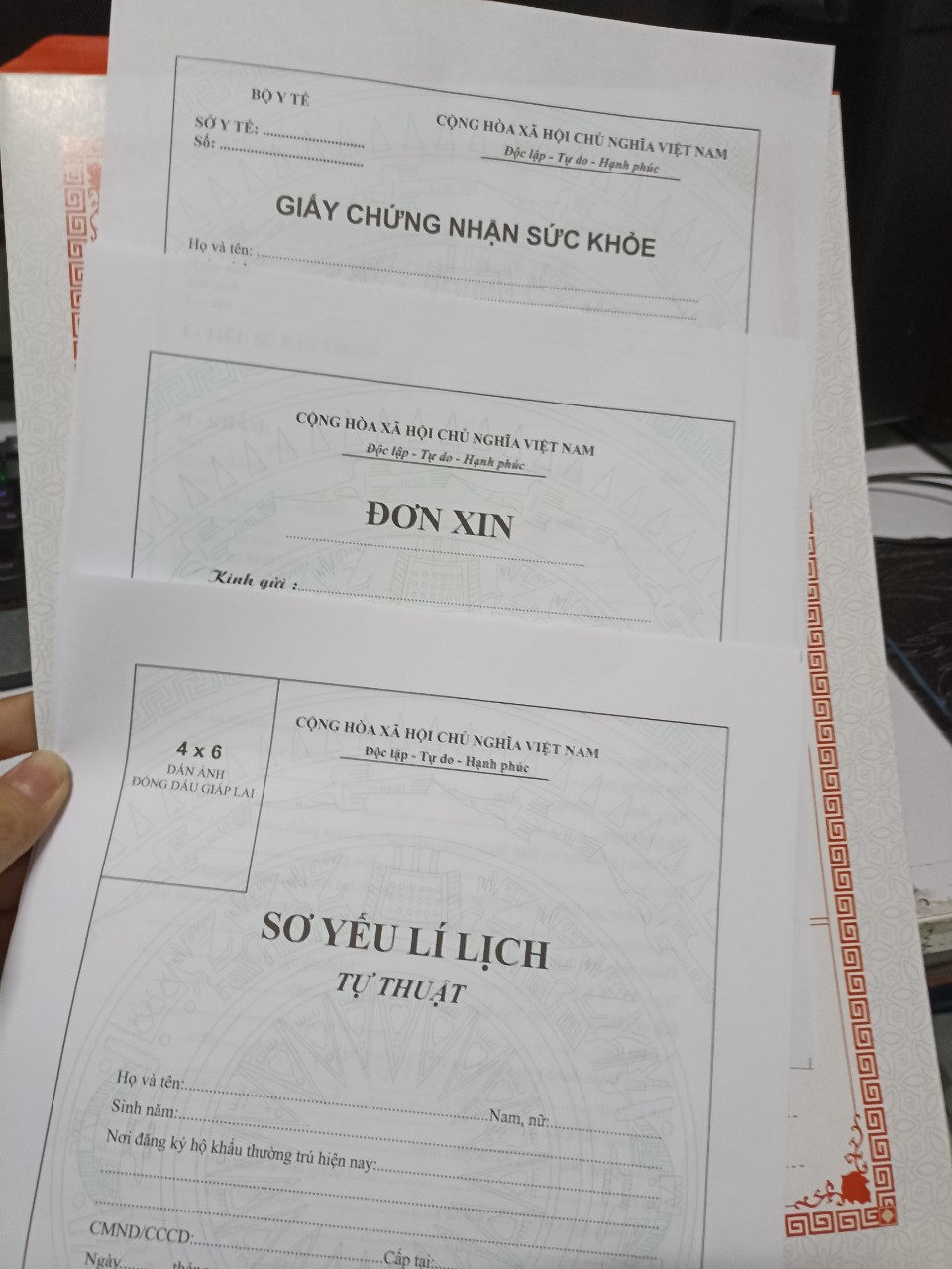 SET BỘ HỒ SƠ XIN VIỆC GIẤY ĐẸP
