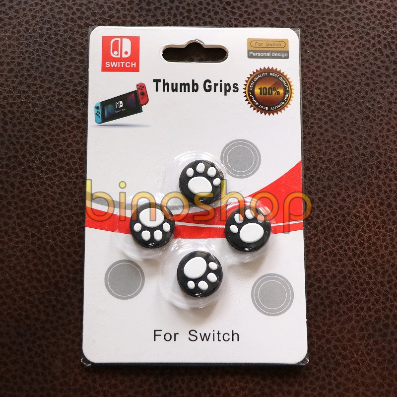 Bọc Chân Gấu Cho Analog Joy Con Nintendo Switch (Bộ 4 miếng)