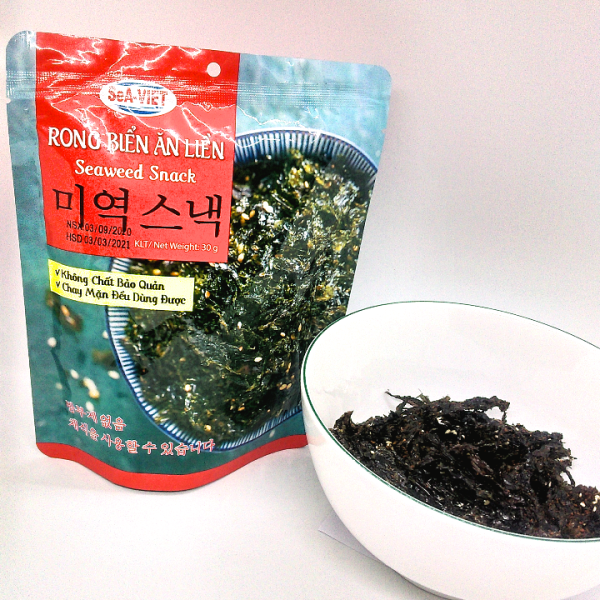 Rong biển ăn liên (Seaweed Snack) gói 30g