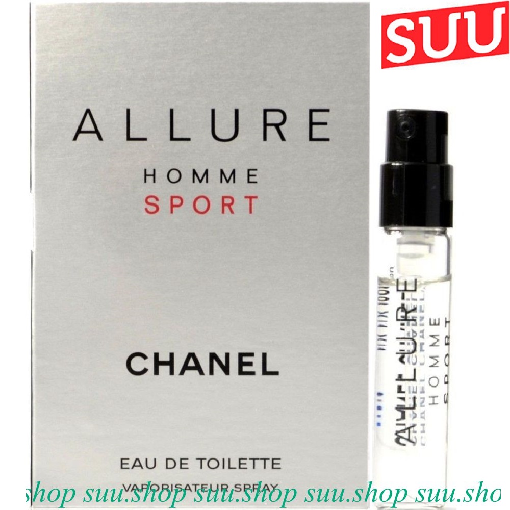 Nước Hoa Nam 2ml Chanel Allure Homme Sport Chính Hãng. 