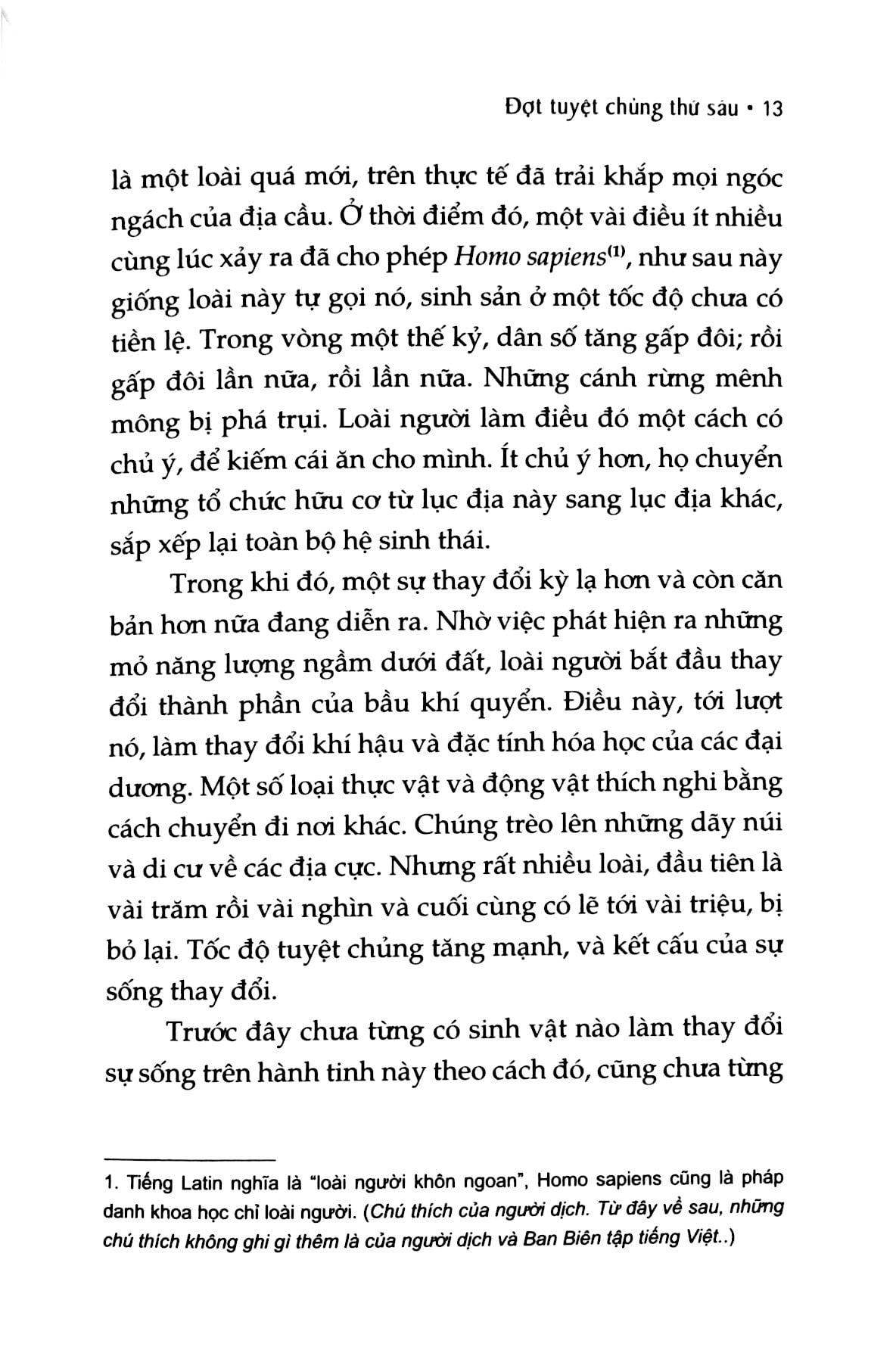 Fahasa - Đợt Tuyệt Chủng Thứ Sáu