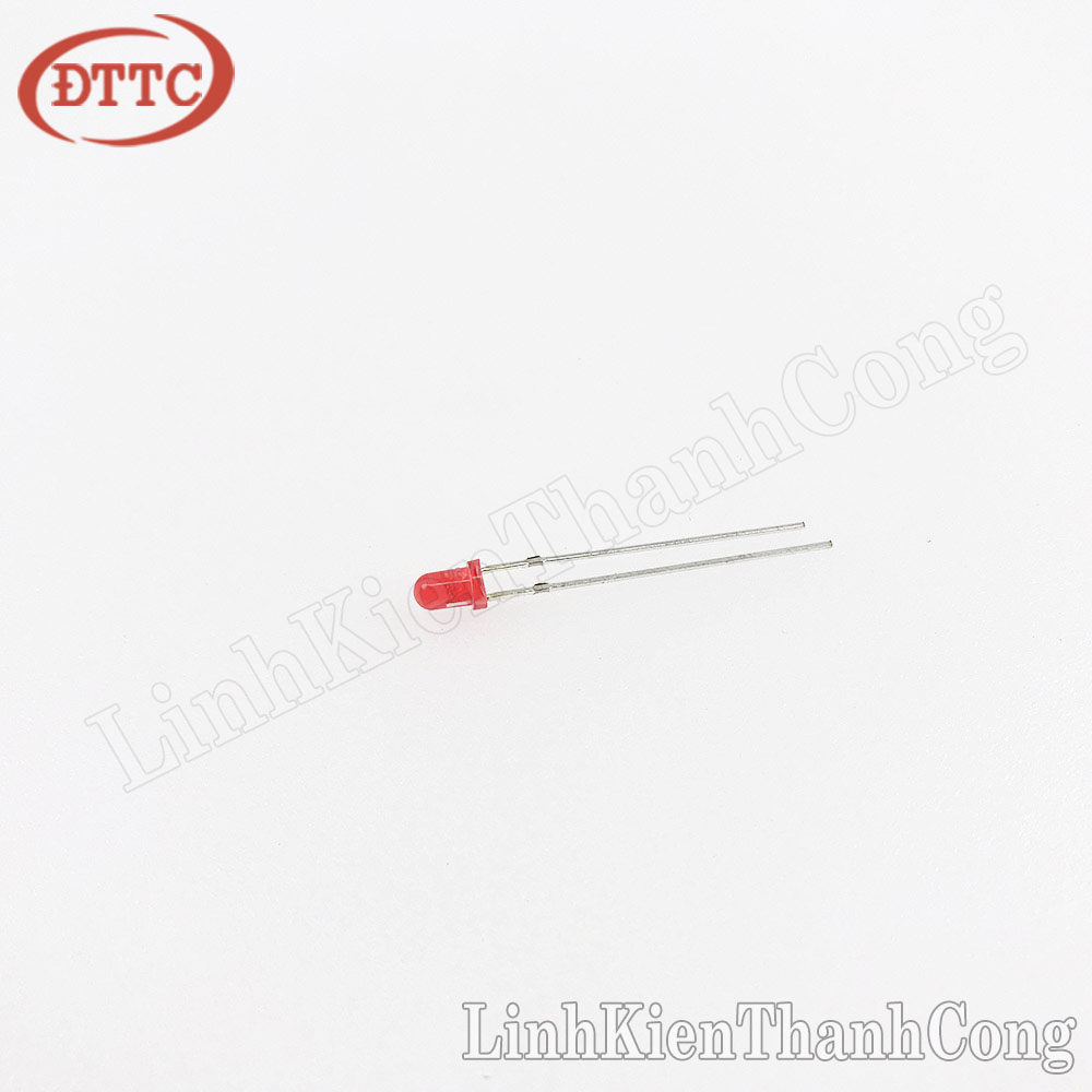 Bộ 5 Chiếc LED 3MM ĐỎ ĐỤC