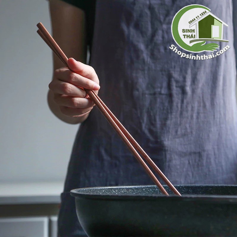 [HCM]Đũa bếp gổ dừa - đũa dài xào nấu - dài 39cm - (1 đôi)