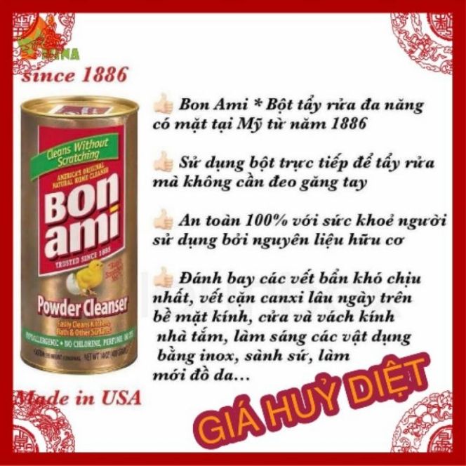 Bột tẩy mốc nhà đa năng tự nhiên mỹ