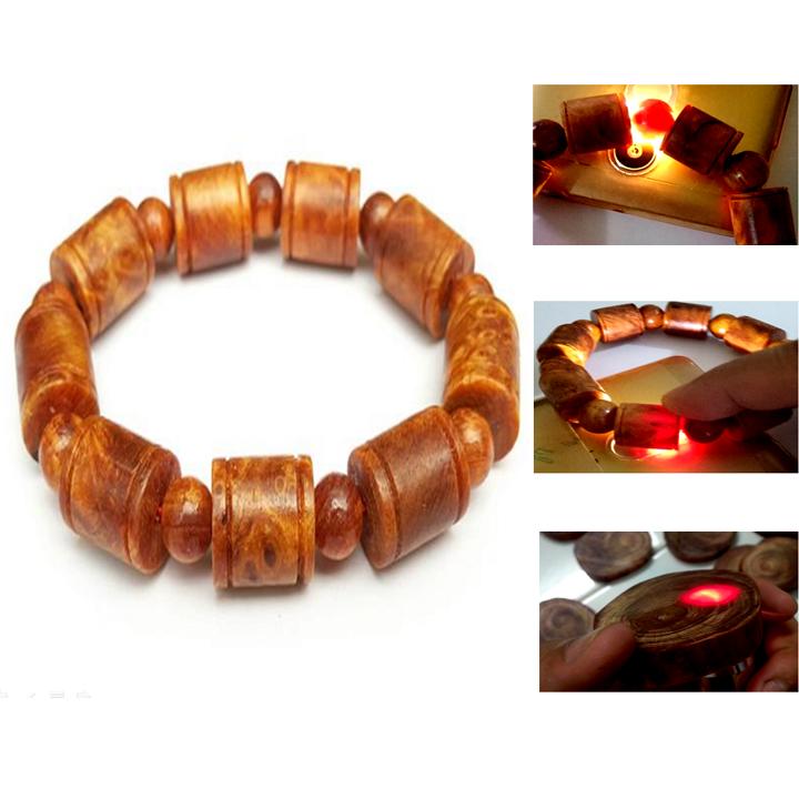 Vòng tay gỗ  Huyết Long đốt trúc 12ly