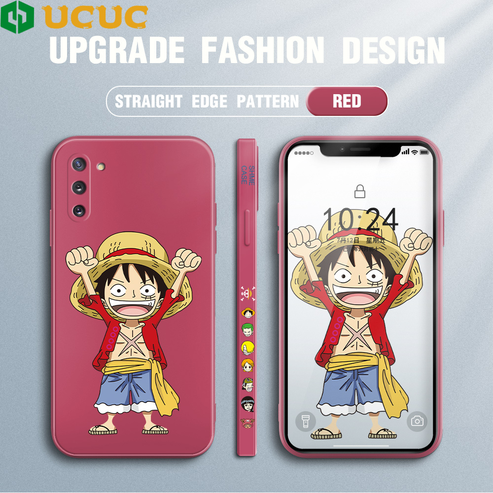 Ucuc trường hợp, dành cho samsung galaxy note 10 lite /note 10 ốp lưng caseluffy plus/note 10 vỏ silicon lỏng họa tiết cạnh vuông thiết kế bên ốp bảo vệ chống sốc toàn bộ máy ảnh