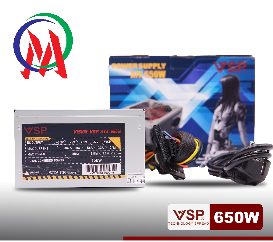 [HCM]Nguồn máy tính VSP ATX 650W