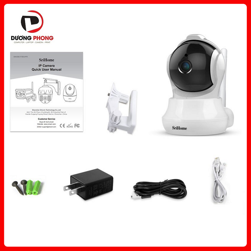 Camera Cao Cấp Siêu Nét SRIHOME Full HD 2.0MP 1920x1080
