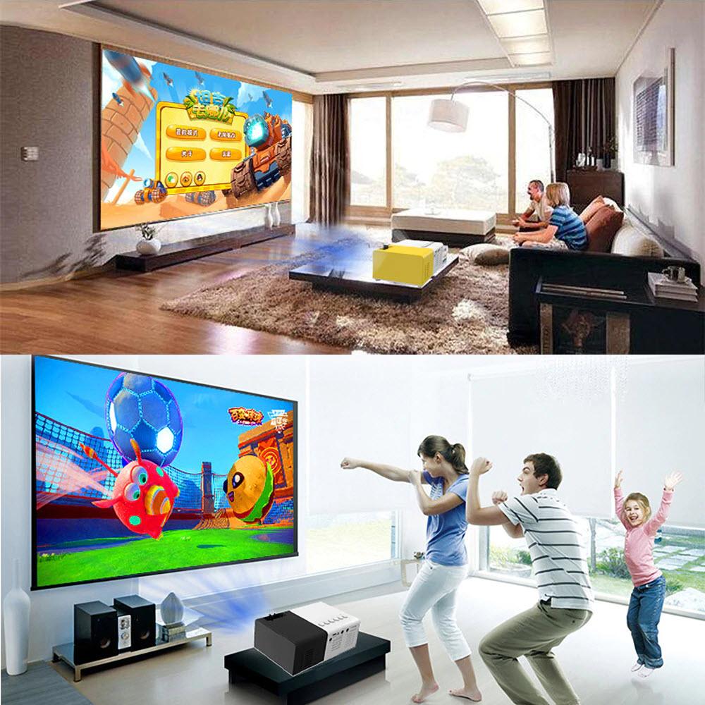 Phân Phối Máy Chiếu Chất Lượng Cao Uy Tín Giá Rẻ, Máy Chiếu Mini Cho Điện Thoại, Máy Chiếu Led Mini Cầm Tay, Dễ Dàng Kết Nối Điện Thoại, Laptop, Ipad, TV, USB, Thẻ Nhớ, hỗ trợ xuất hình ảnh, video HD 1080, nhạc,tối đa đến 40inch