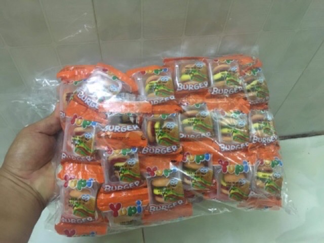 Kẹo dẻo Yupi Burger 60 cái